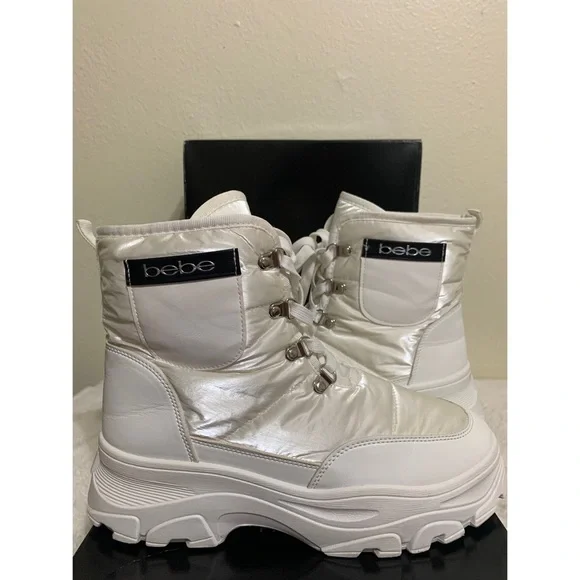 BEBE Jadah Lug Sole Hiking Boots π€ - Picture 3 of 17